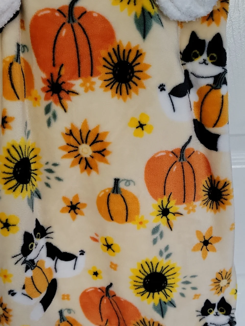 2/$30 Happy Harvest Season Cozy Pumpkin & Sunflower Plush Throw Set 50 x 60